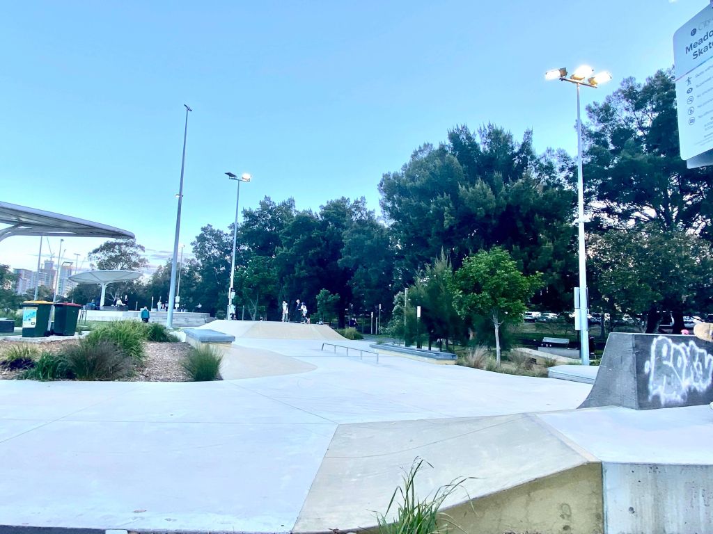 オーストラリアのメドウバンクスケートパーク
