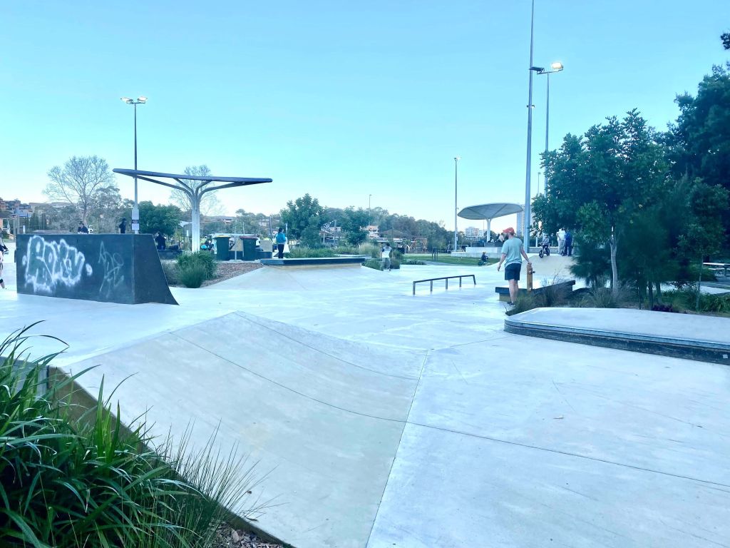 オーストラリアのメドウバンクスケートパーク